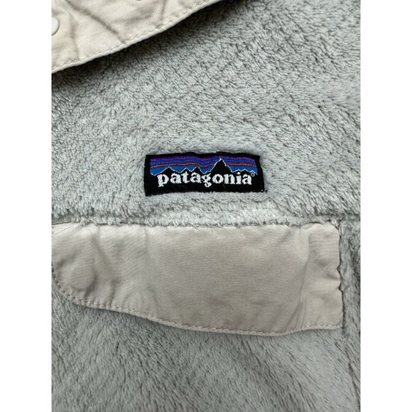 Womens Patagonia Better Sweater Marsupial Gray Snap T Pullover Light Jacket Sz M - Picture 3 of 8